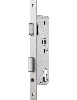 Einsteckschloss für Wohnungsabschlusstüren DIN 72 PZ 20x235 mm Stulp R/L rund/kantig